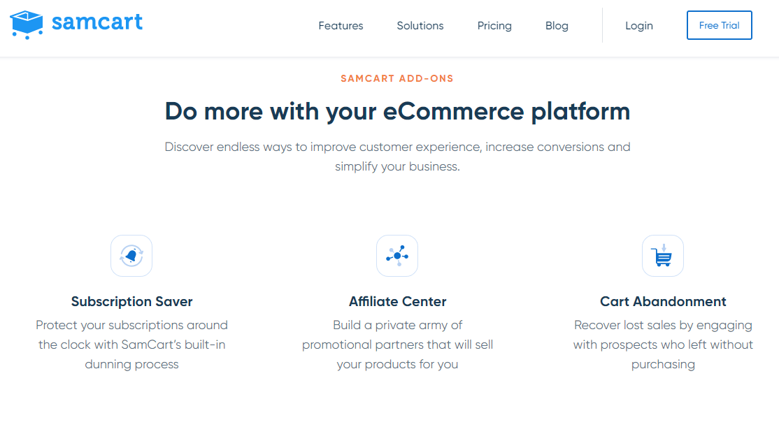 Samcart Affiliate Centre