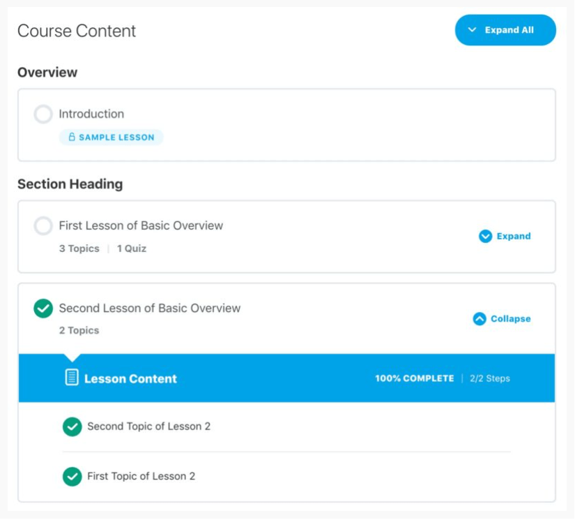 LearnDash-Course Content