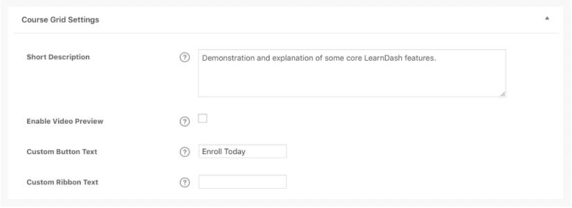 LearnDash Course Grid-Grid Organized