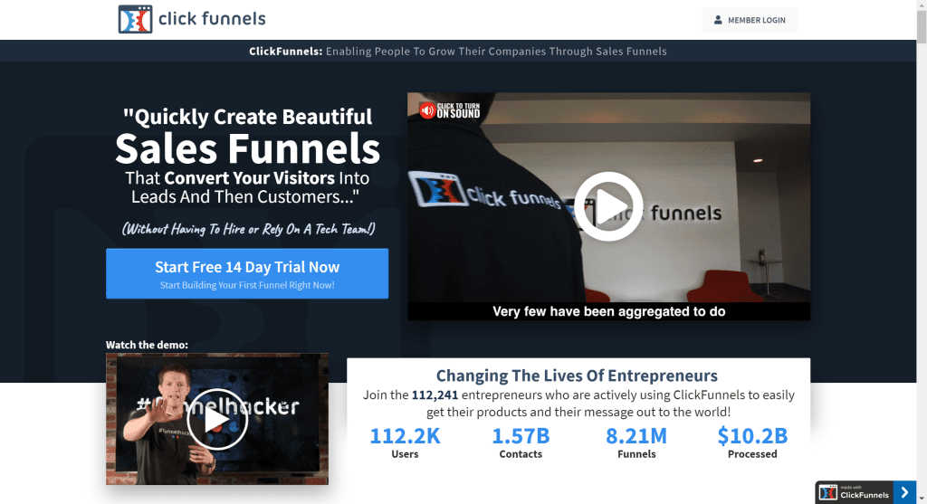 Clickfunnels vs Funnelytics tool