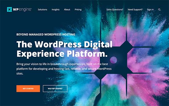 WPEngine hosting- best wordpress hosting