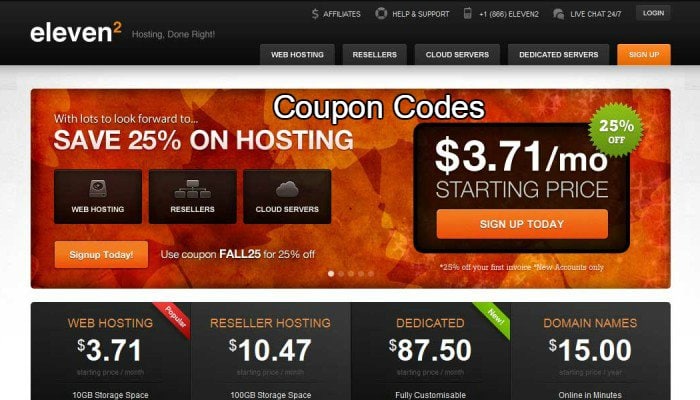 Eleven2 Hosting Coupon