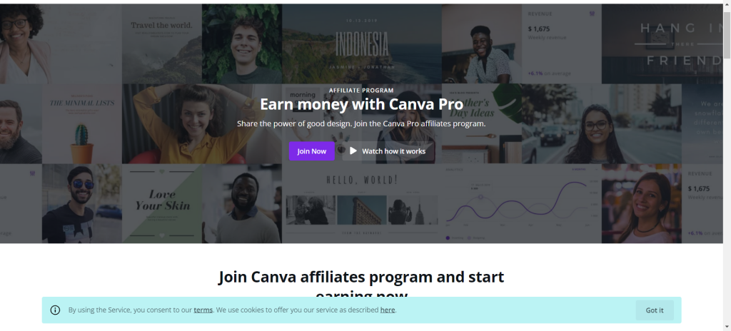 canva affiliate program- high paying affiliates 