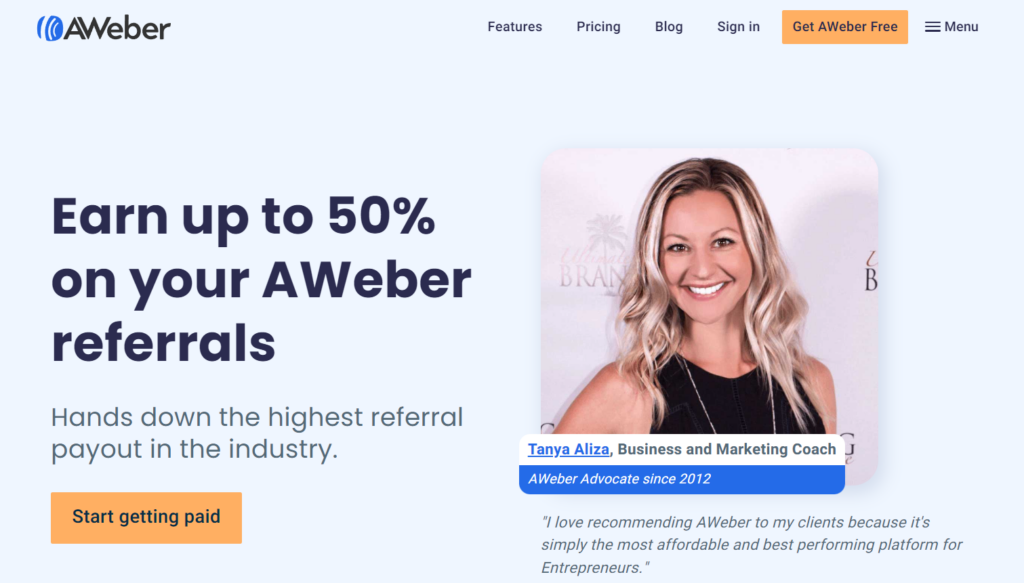 AWeber Affiliate Program