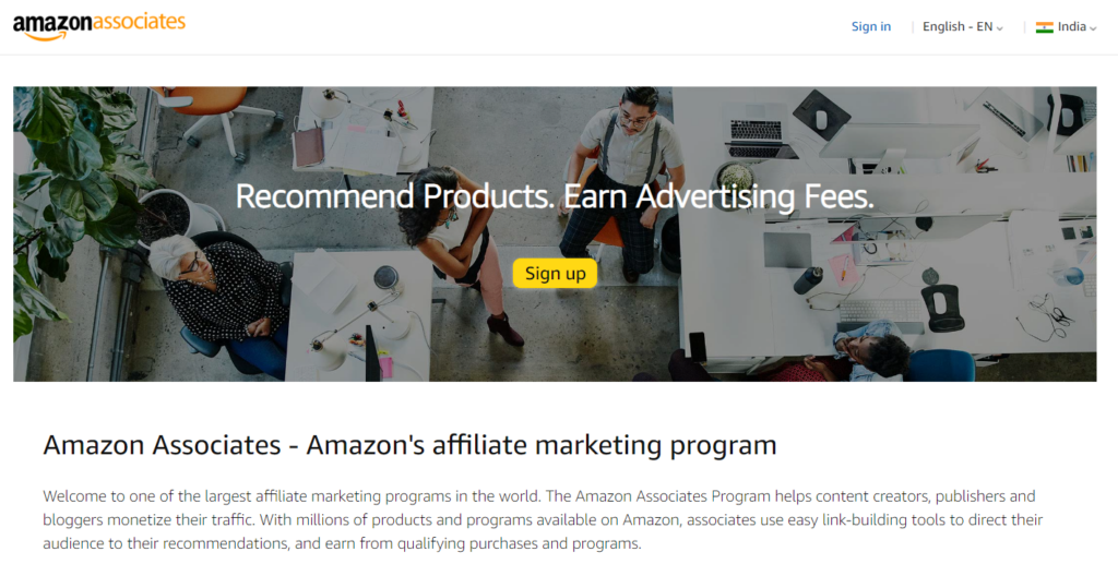 Amazon Associates Affiliate Program