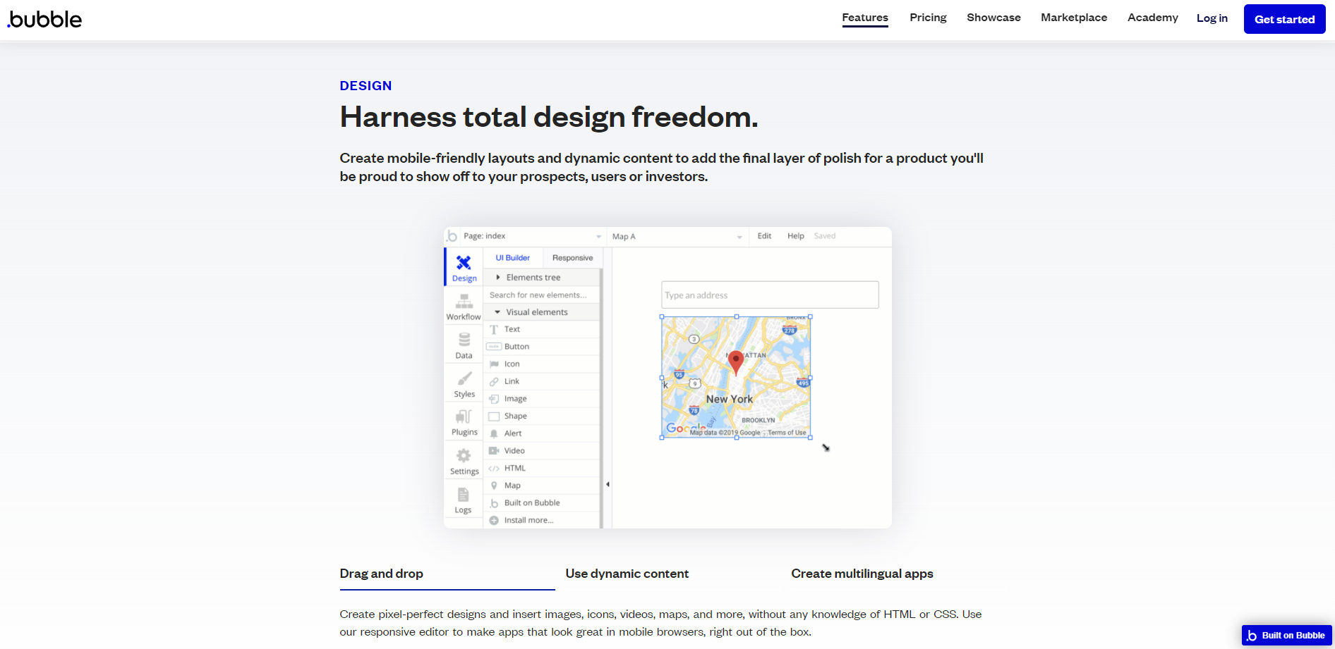 Bubble Design - Webflow vs Bubble