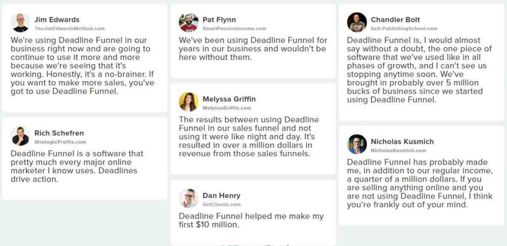 Deadline Funnel user reviews