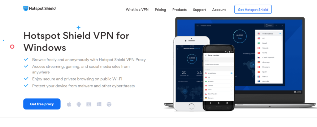 Hotspot Shield Free Proxy- Best Free Proxy Providers