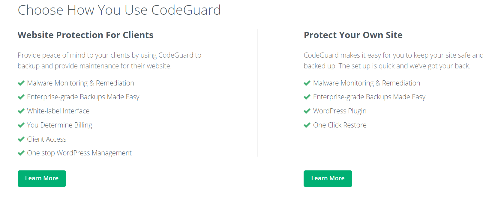 CodeGuard Backup