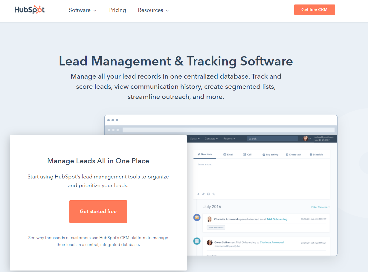 Hubspot Lead management - Zoho vs Hubspot