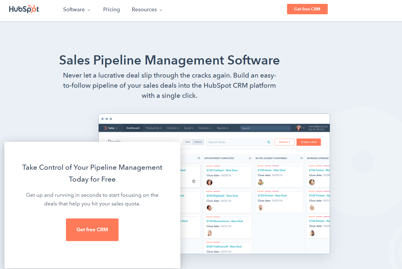 Hubspot Pipeline Management - Pipedrive vs HubSpot