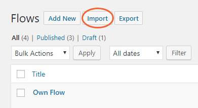 Importing page templates in Cartflows