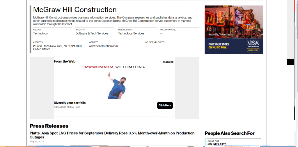 McGraw Hill / best contruction websites