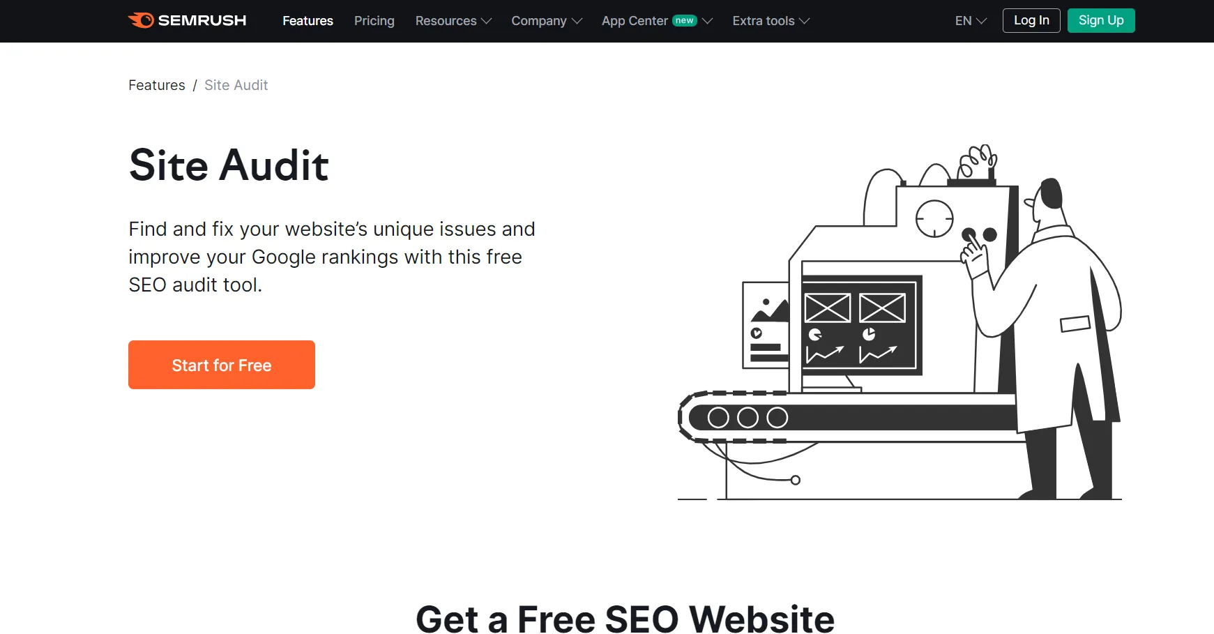 SEMRUSH SITE AUDIT