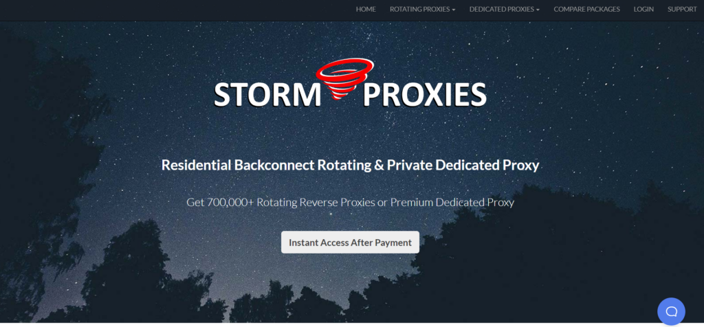 StormProxies Overview