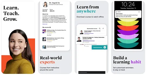 Udemy mobile app