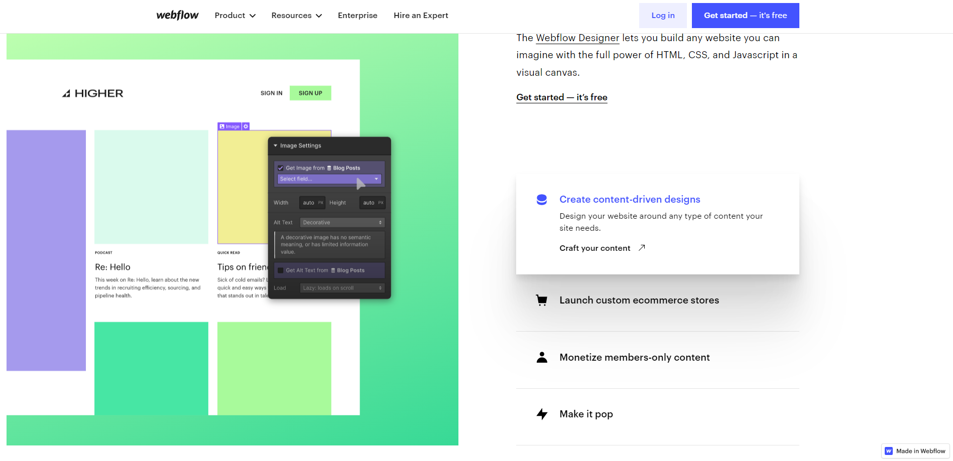 Webflow Customizability - Webflow vs Bubble