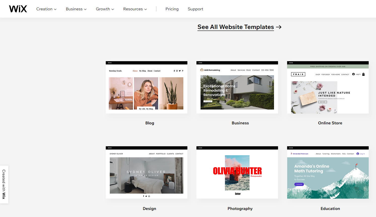 Website Templates - Webflow vs Wix