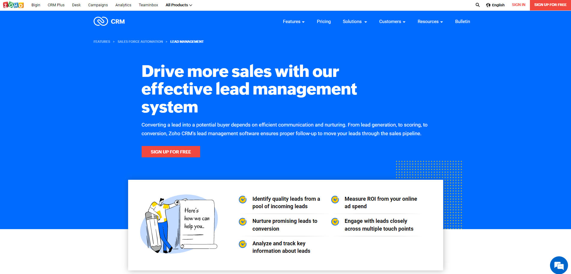 Zoho Lead Management - Zoho vs Hubspot