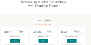 deadline funnel pricing