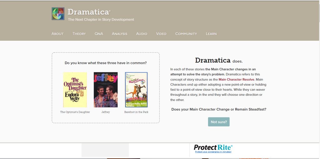 dramatica / best screenwriting software