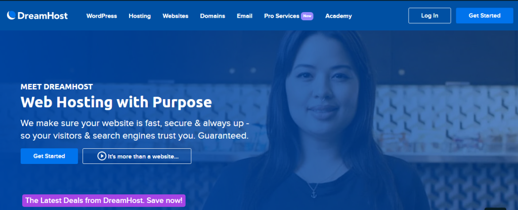 dreamhost- Best Web Hosts For Nonprofits