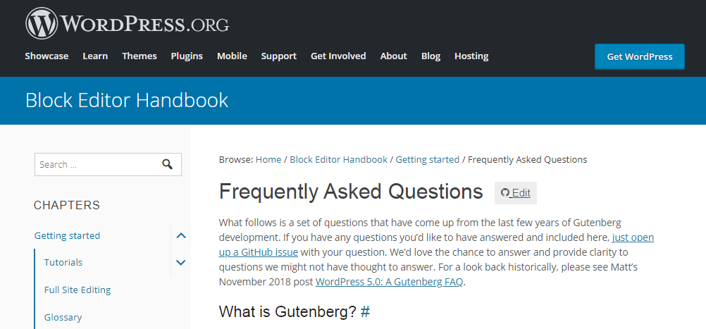 gutenberg-support