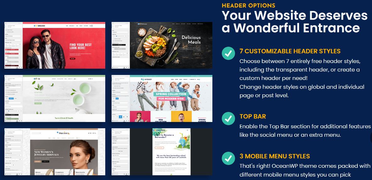 header-customization