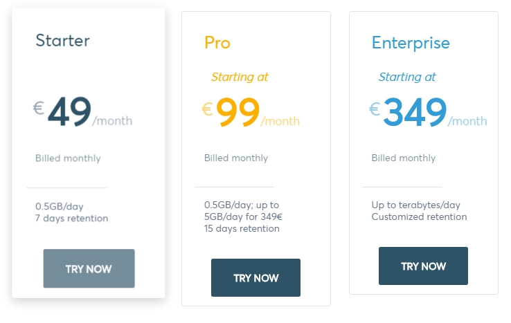 Logmatic.io Pricing