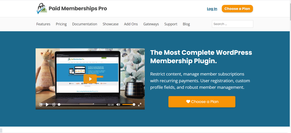 Paid Memberships Pro: 