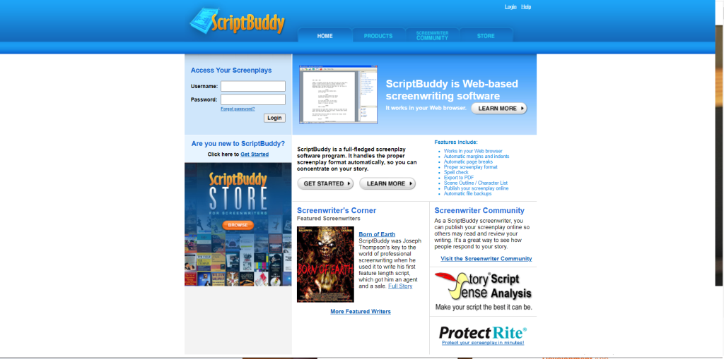 script buddy / best screenwriting software