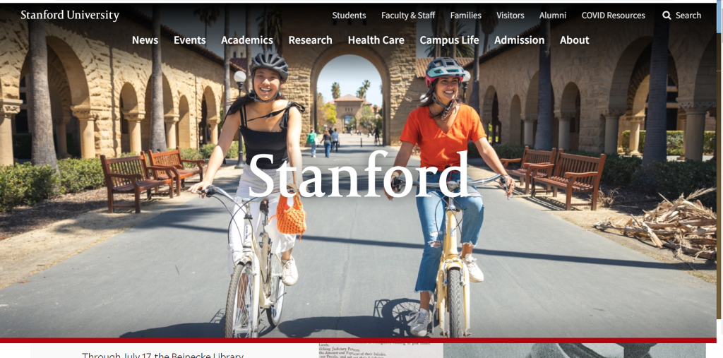 standford university / Best College Websites